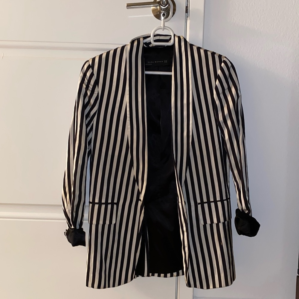 ZARA WOMEN BLAZER - Striped, size XS